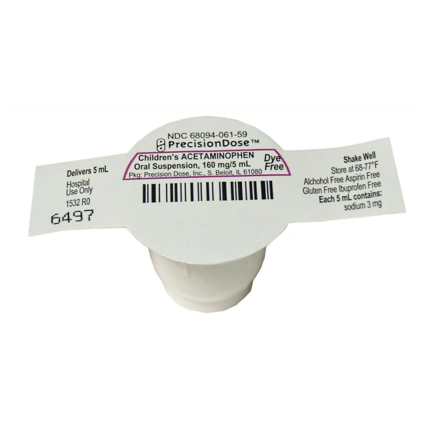 Children's Pain Relief 160 mg / Strength Acetaminophen Oral Suspension