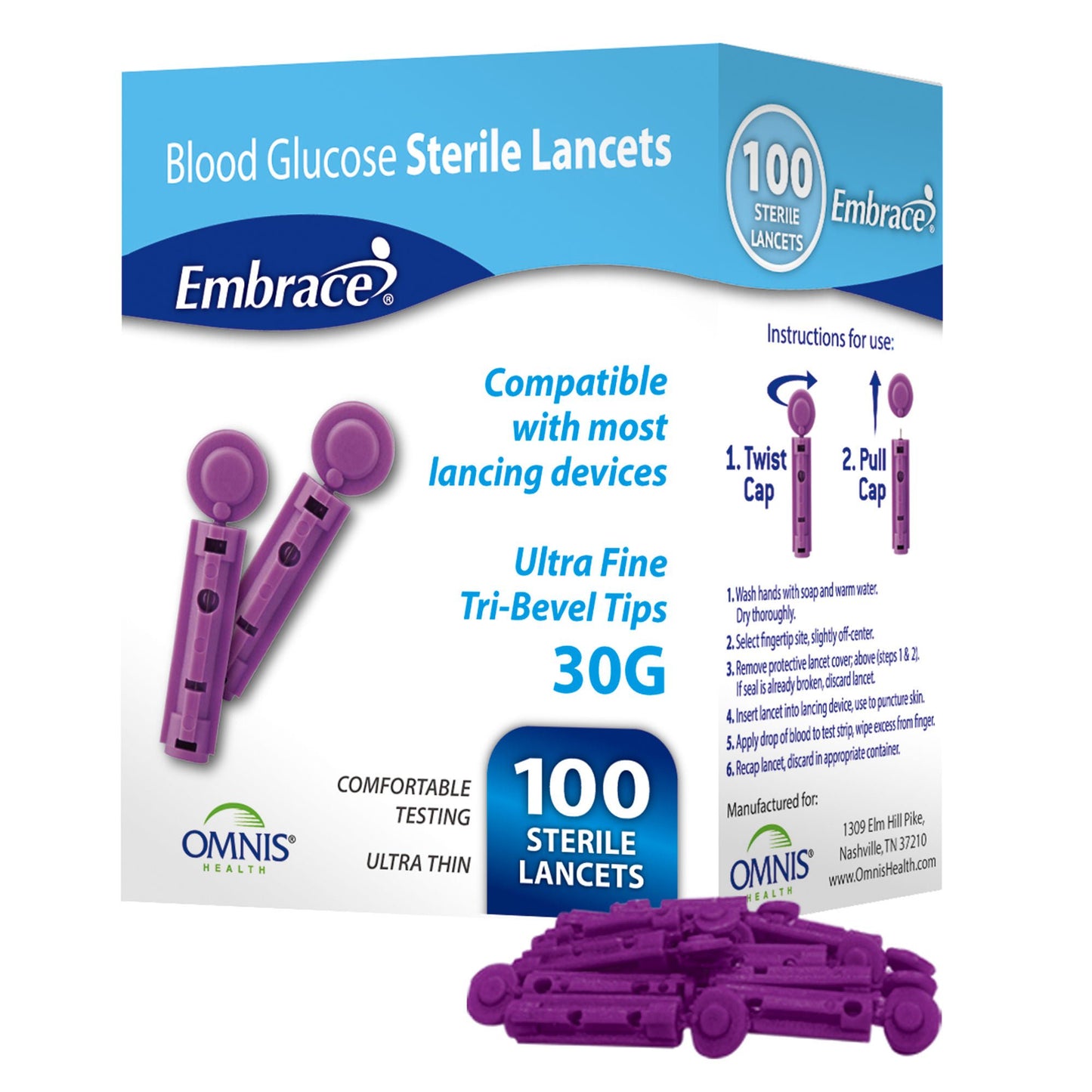 Embrace® Safety Lancets
