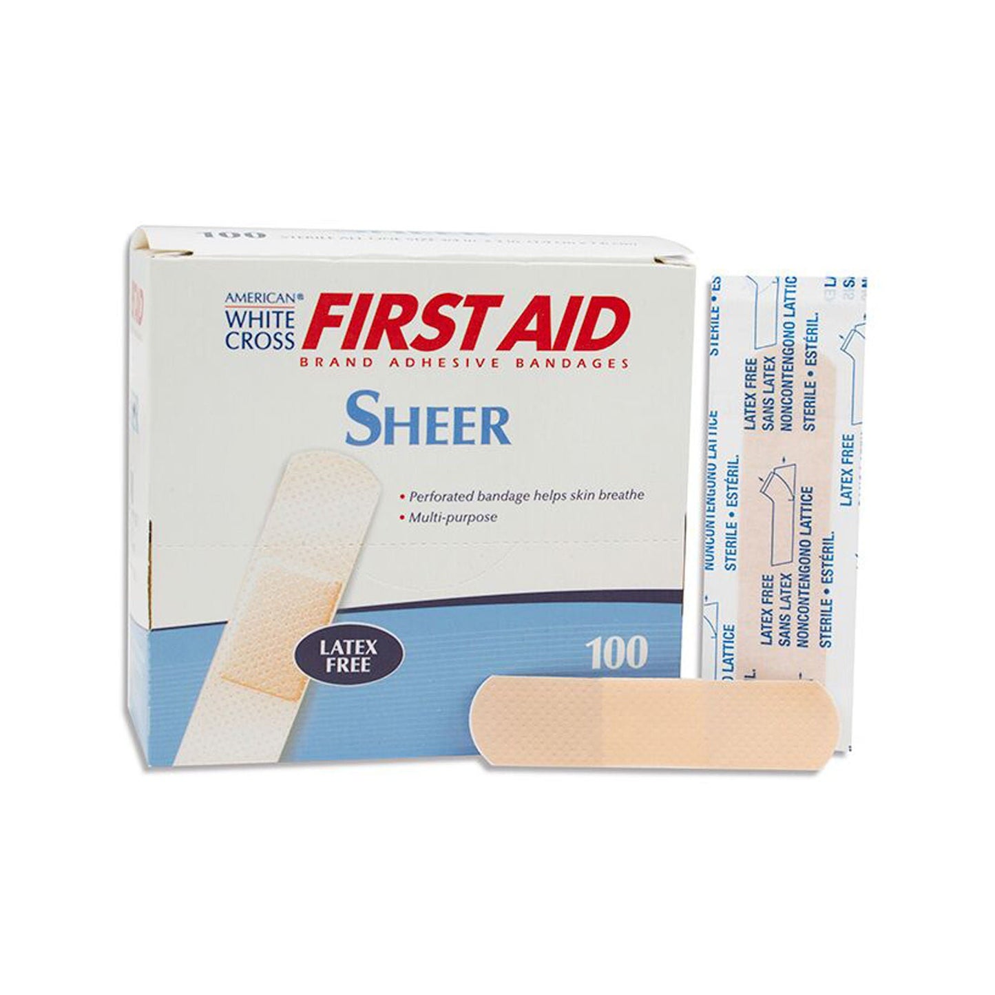 American White Cross Adhesive Strip