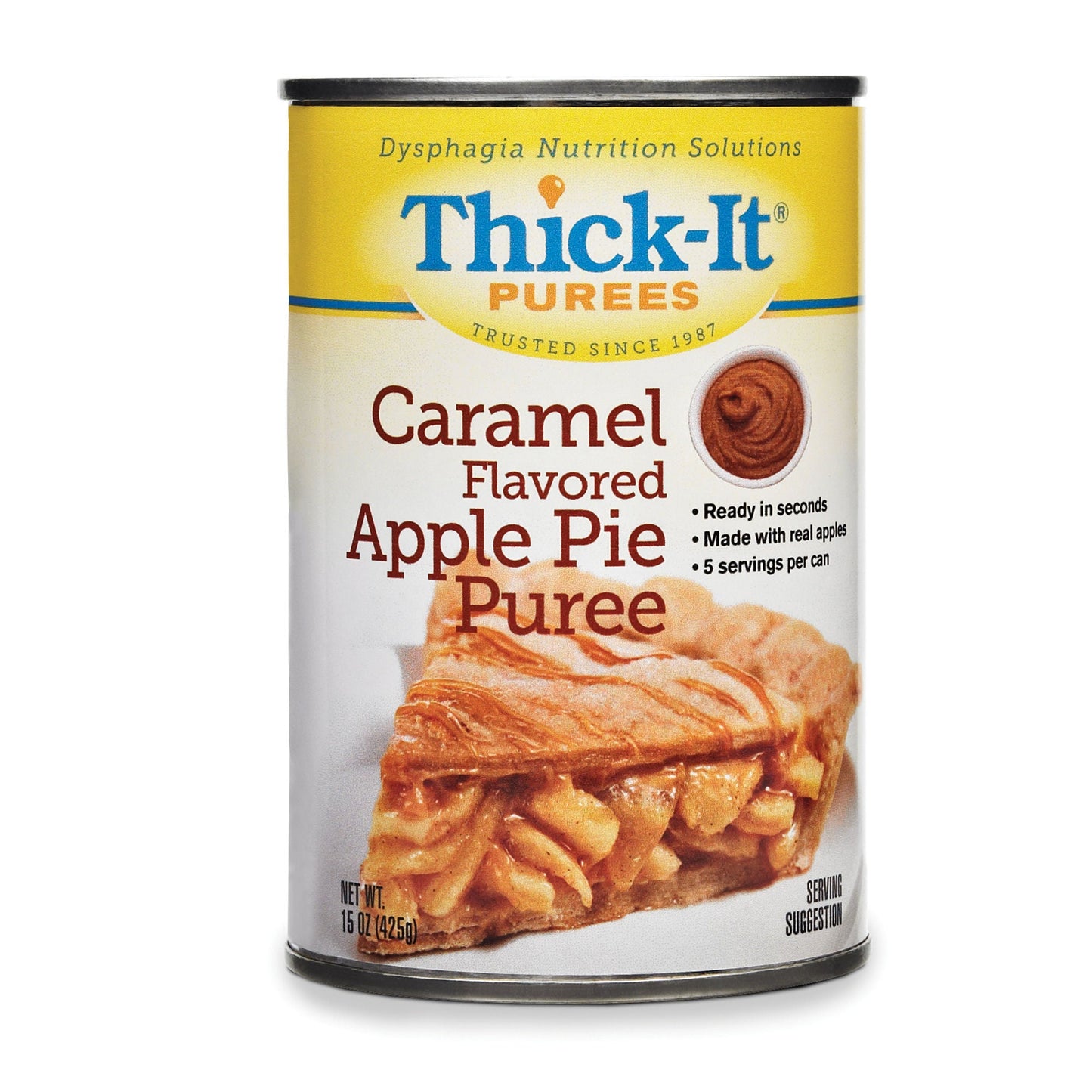 Thick-It® Purée Caramel Apple Pie Thickened Food, Can