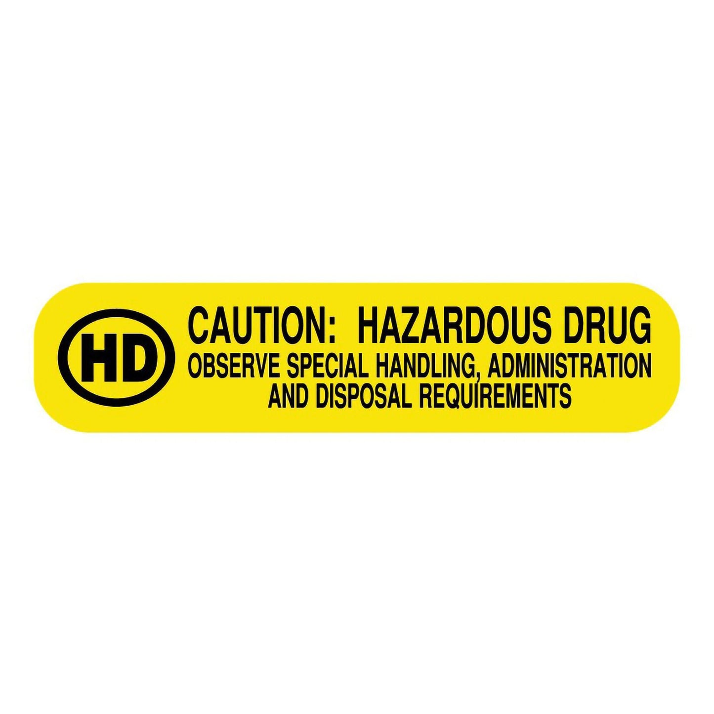 UAL™ Hazardous Drug, Medication Instruction Label