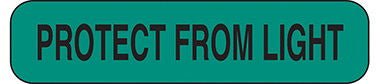 Indeed Pre-Printed Label Auxiliary Label Green Paper Protect From Light Black Alert Label
