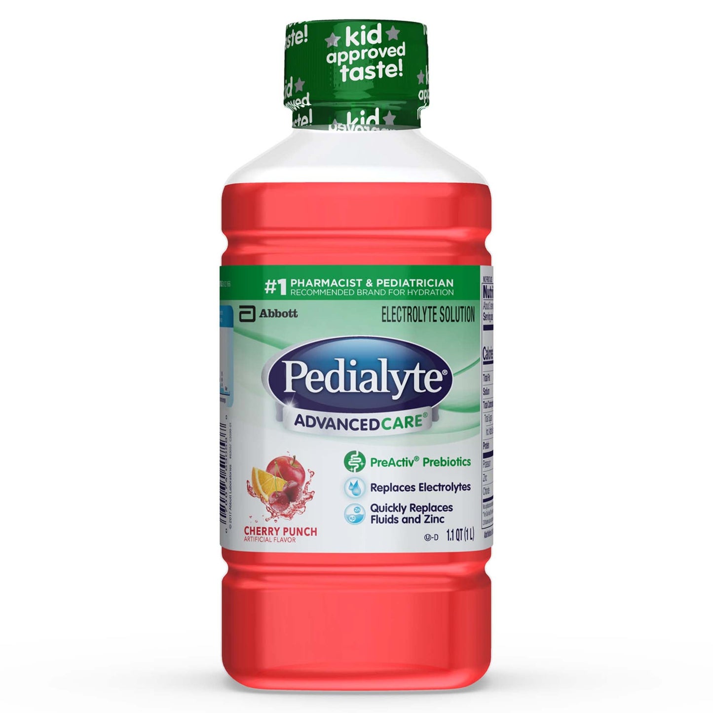 Pedialyte® AdvancedCare™ Cherry Punch Electrolyte Solution, Bottle