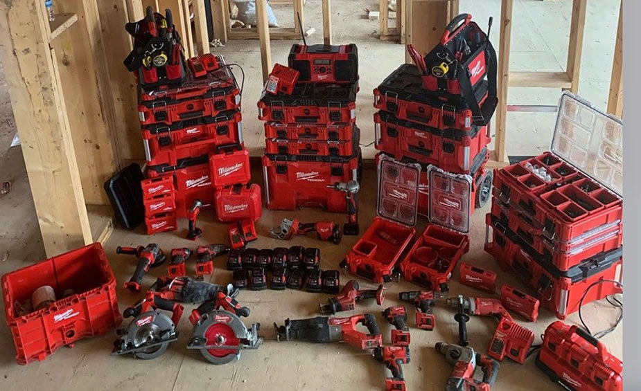 Milwaukee PACKOUT Compact Low-Profile Organizer 48-22-8436 | 5-Piece