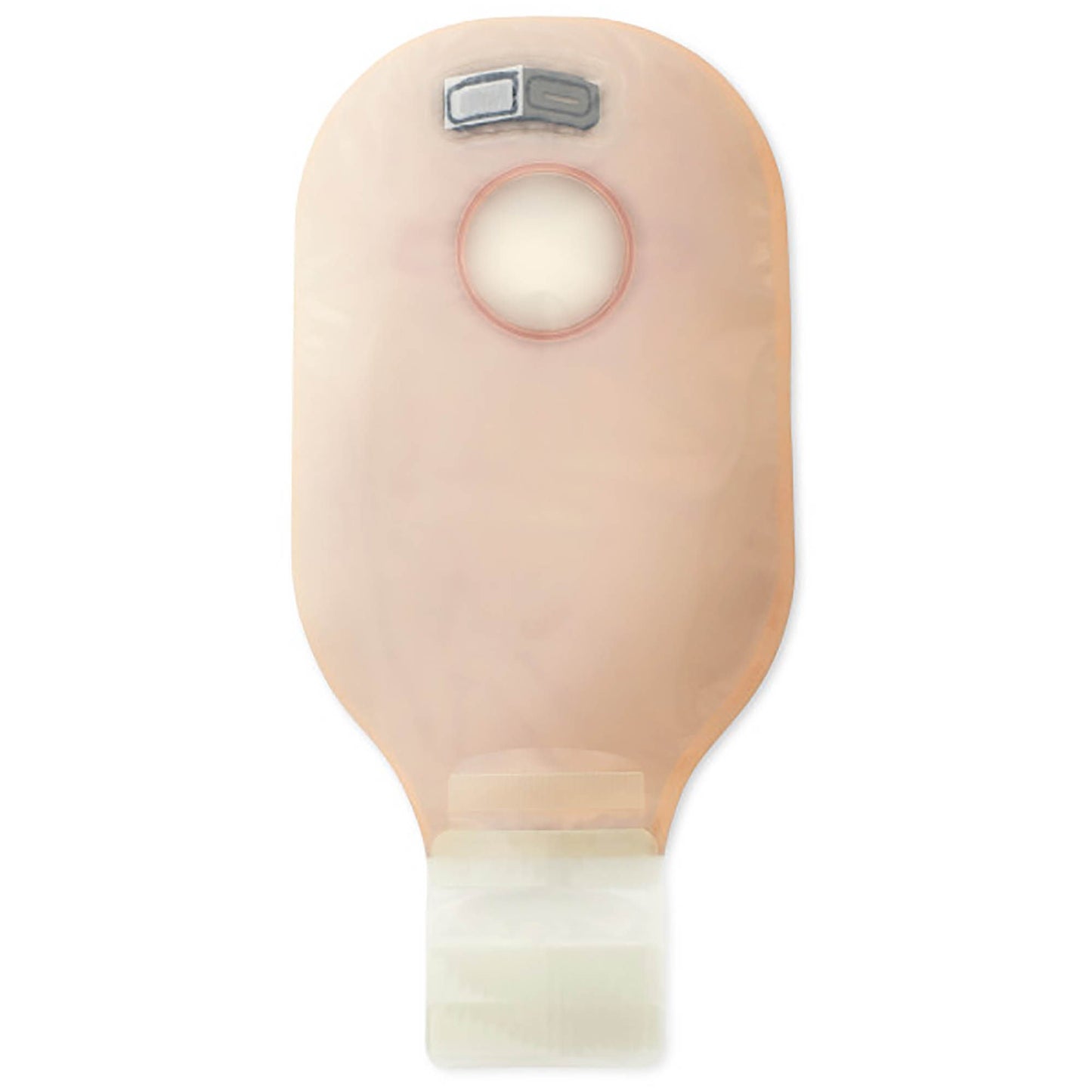 New Image™ 2-Piece Transparent Colostomy Pouch, Pre-cut to Fit 44mm, Green Match
