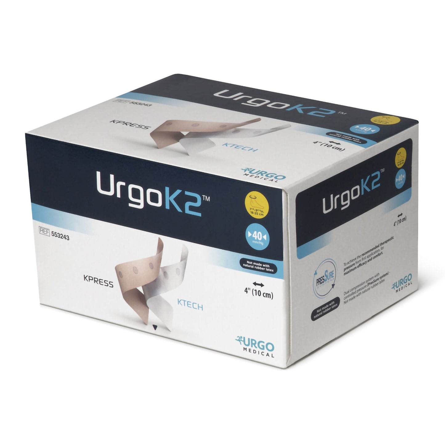 URGOK2™ Lite Two Layer Compression Bandage System, 40 mmHg, Wide