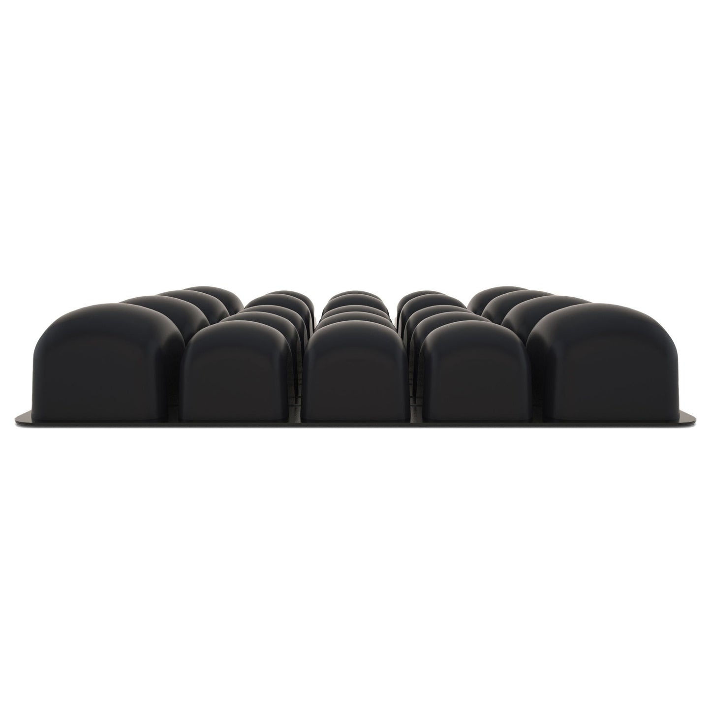 ROHO® Mosaic® Inflatable Seat Cushion, Air Cells, Black