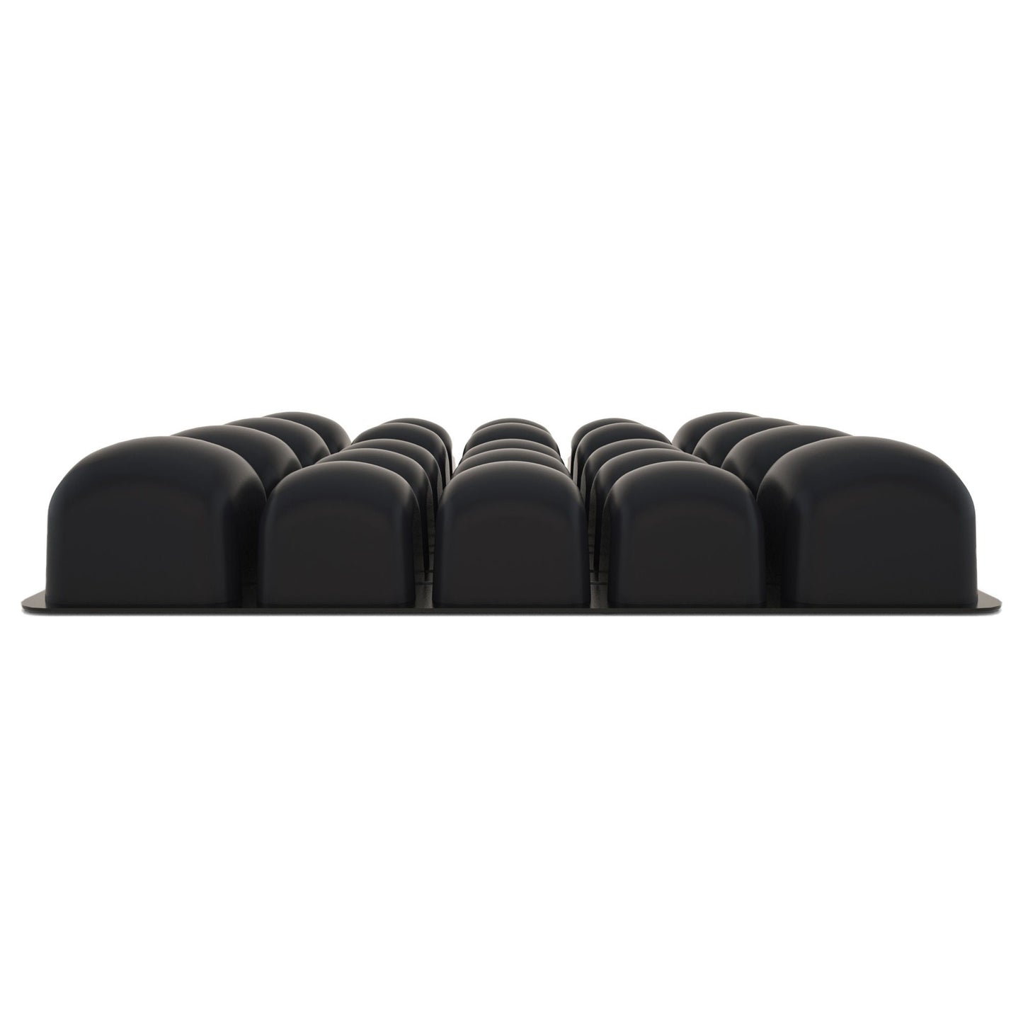 ROHO® Mosaic® Inflatable Seat Cushion, Air Cells, Black