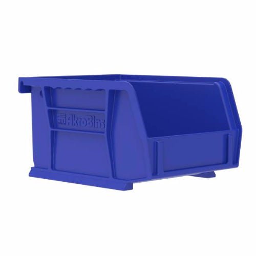 AkroBins Storage Bin Blue Plastic --3/8 Inch