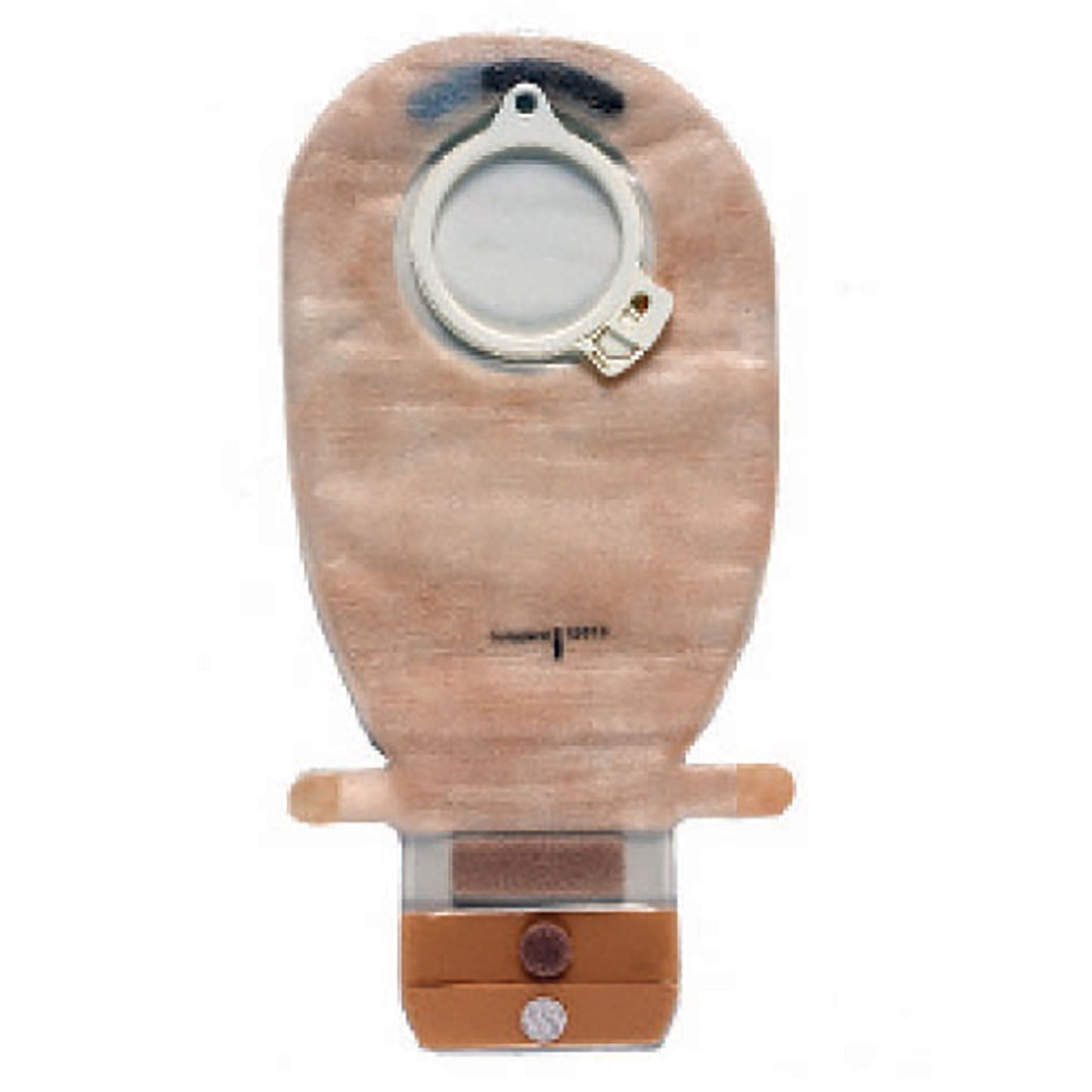 Assura® Original Two-Piece Transparent Ostomy Pouch, Flange, Red Match