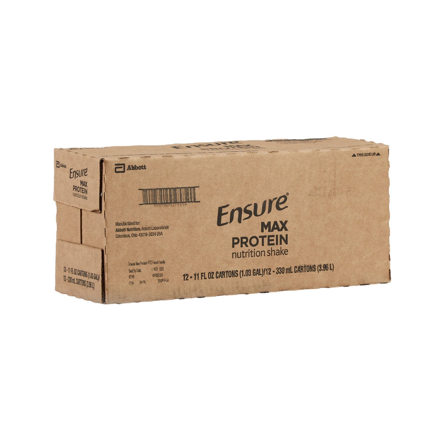 Ensure® Max Protein Nutrition Shake, Vanilla, carton