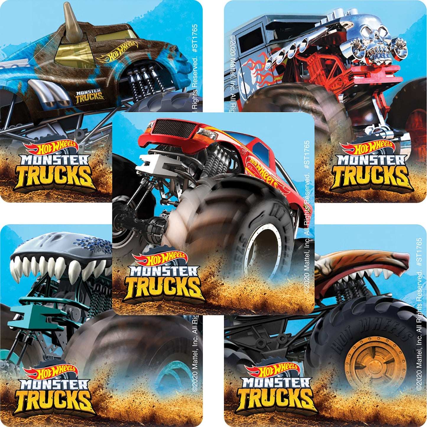 SmileMakers Sticker Hot Wheels Monster Truck