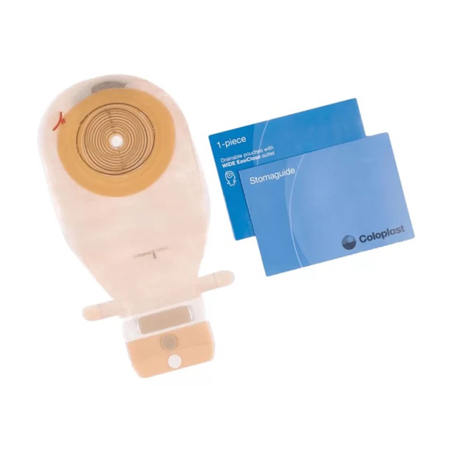 Assura® One-Piece Transparent Colostomy Pouch, Stomas