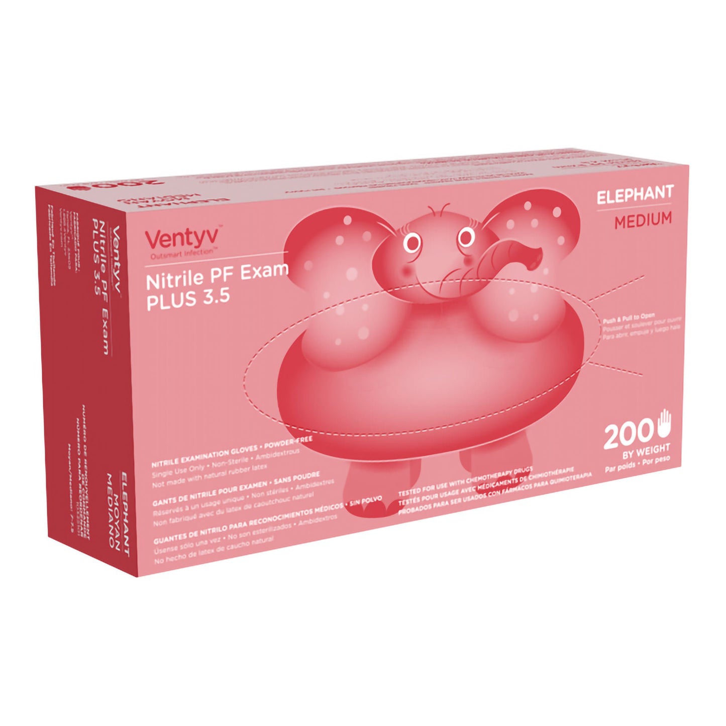 Ventyv® Plus 3.5 ELEPHANT Nitrile Exam Gloves, Violet - view 5