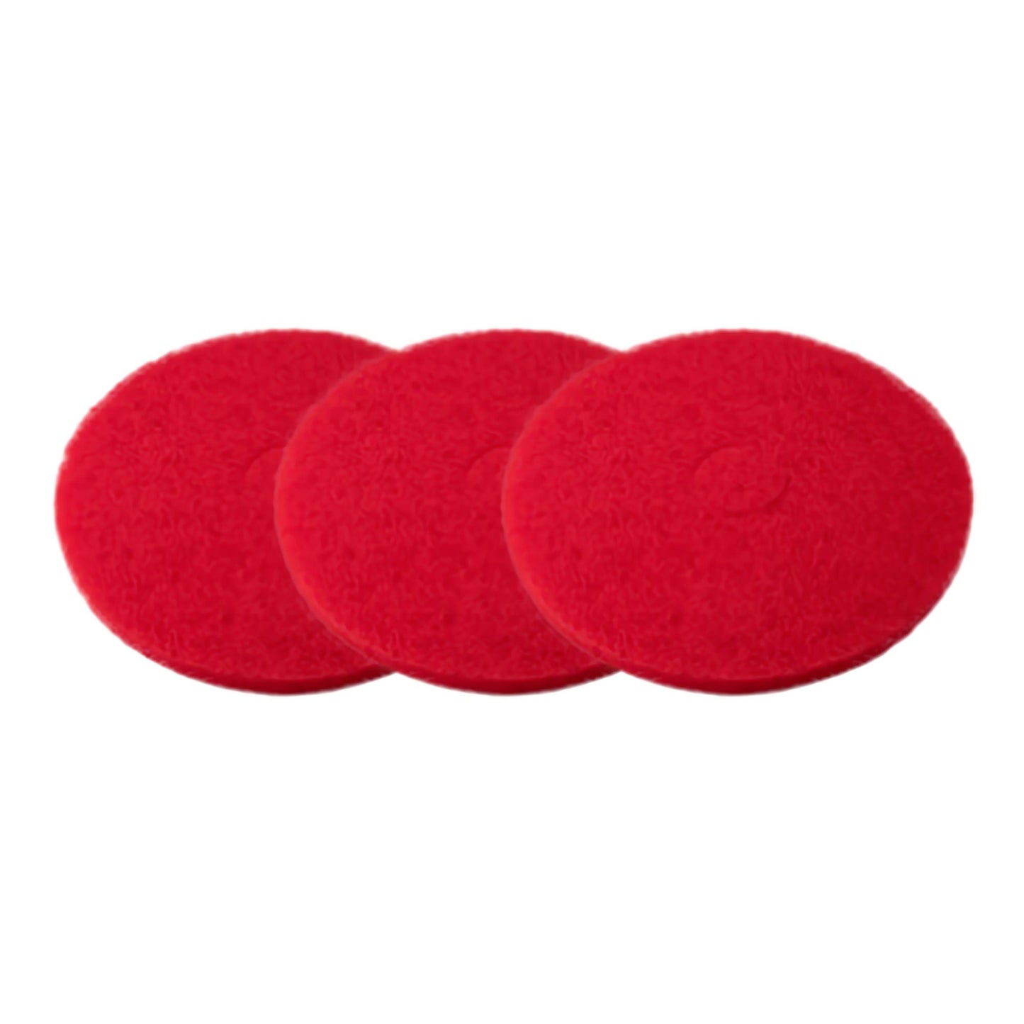 Performance Plus Hard Floor Buffing Pad 19 Inch Diameter Red Polyester Fiber