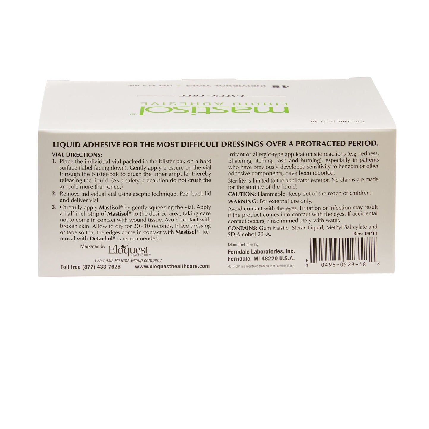 Mastisol Liquid Adhesive .67 mL