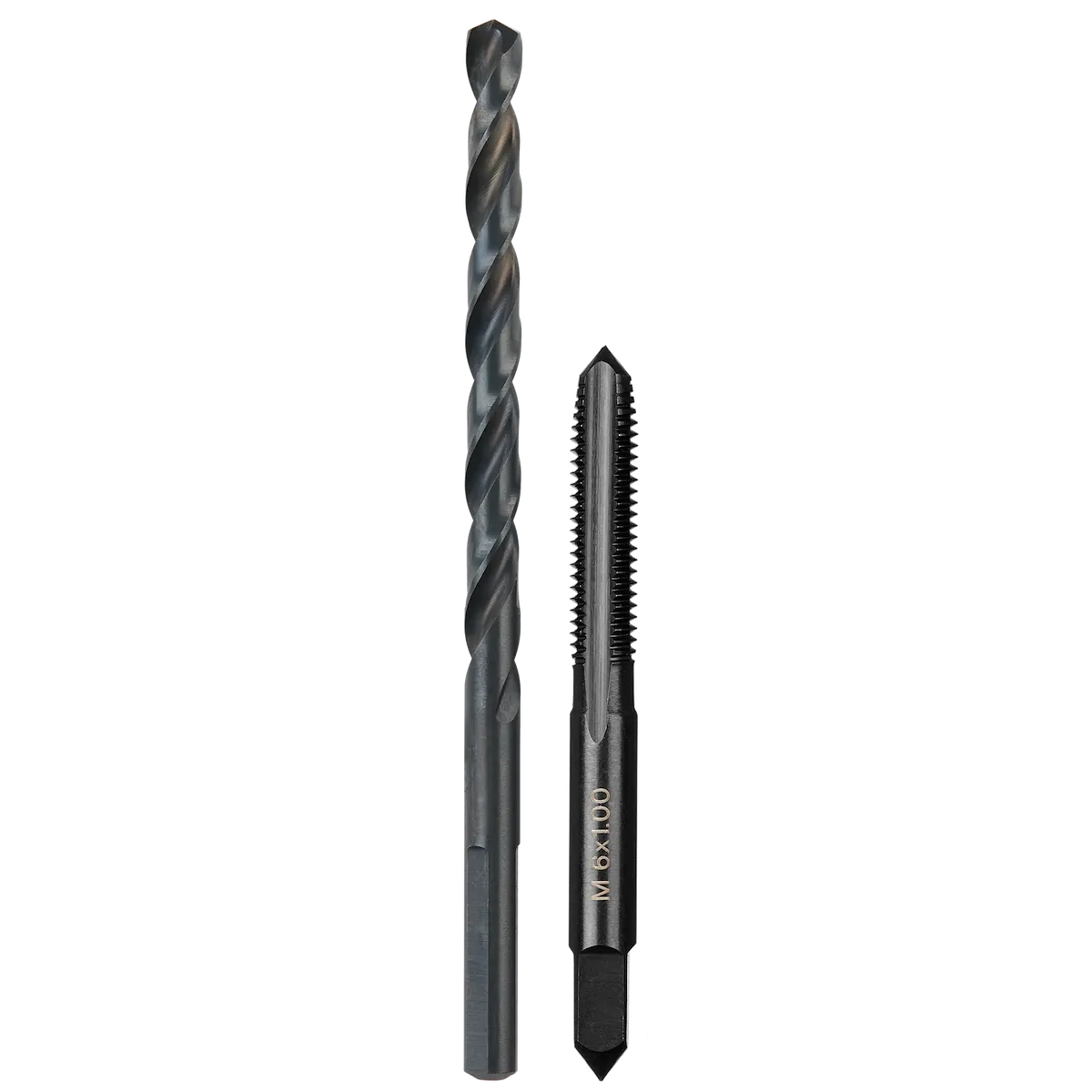 Milwaukee M6-1.00 mm Straight Flute Plug Tap & #9 Drill Bit 49-57-5536