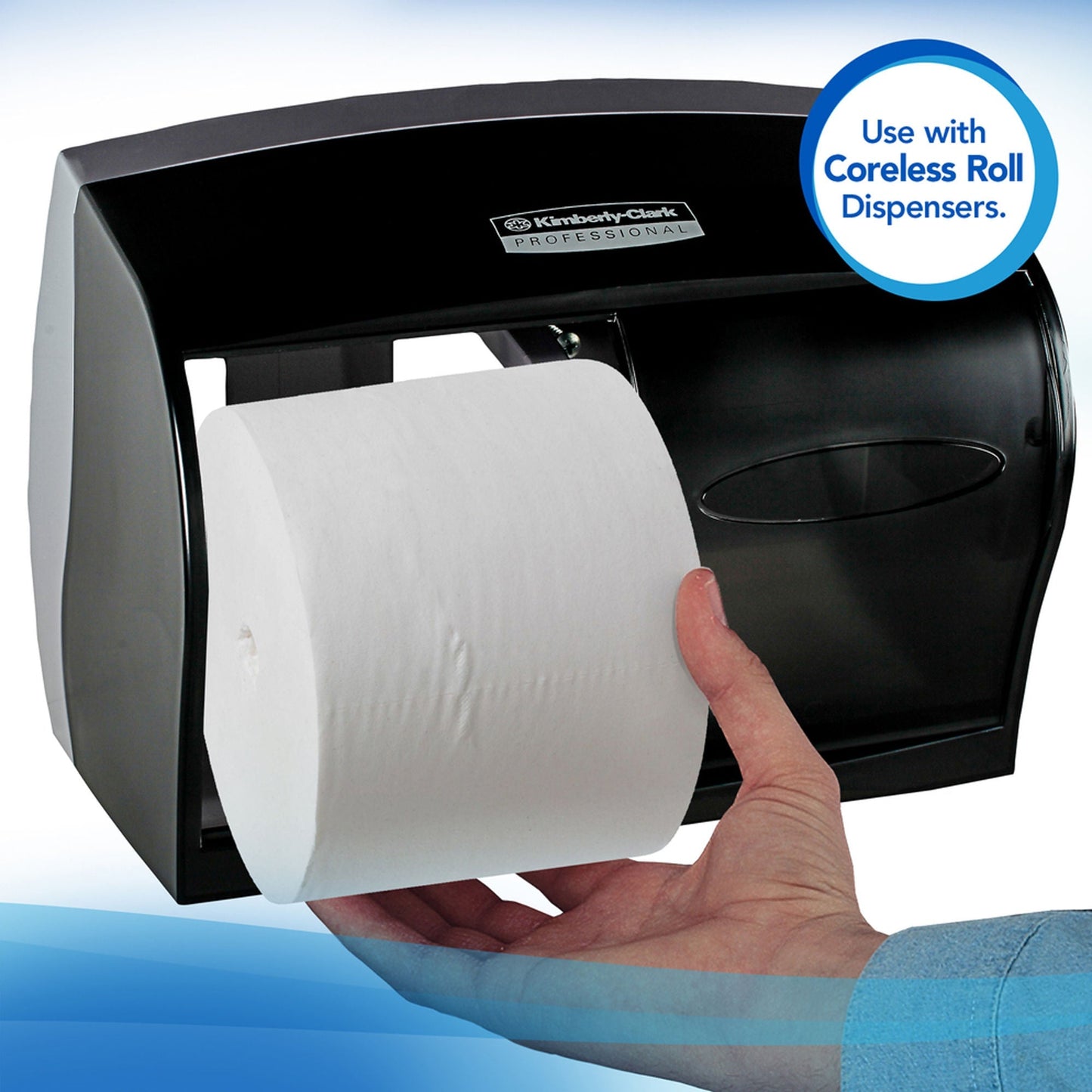 Scott Essential Toilet Tissue, Standard Size, Coreless Roll