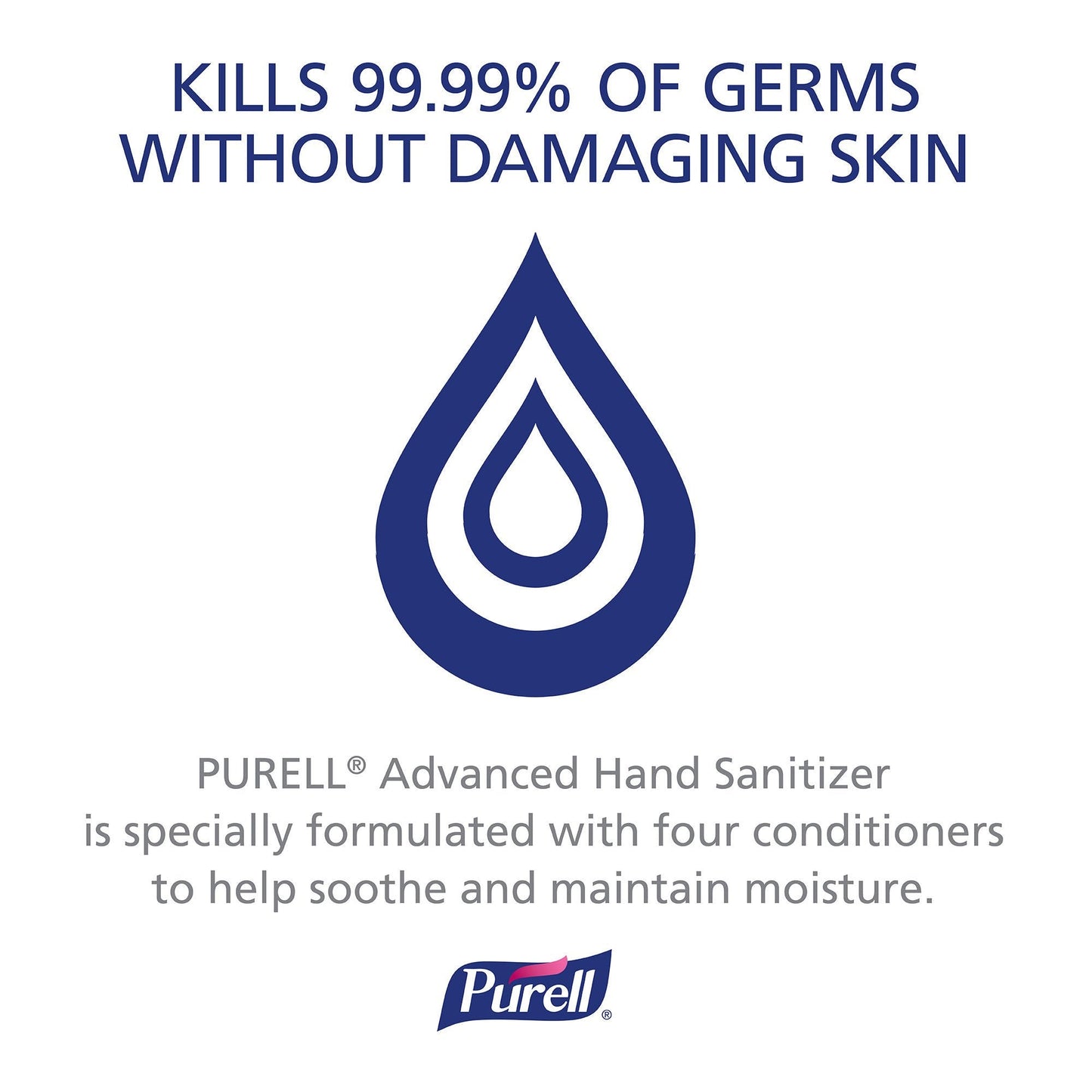 Purell® Advanced Hand Sanitizer Foam, 70% Ethyl Alcohol, Refill Bottle
