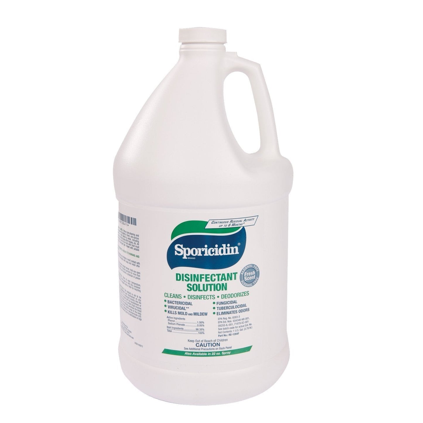 Sporicidin Instrument Detergent Liquid Jug Fresh Scent