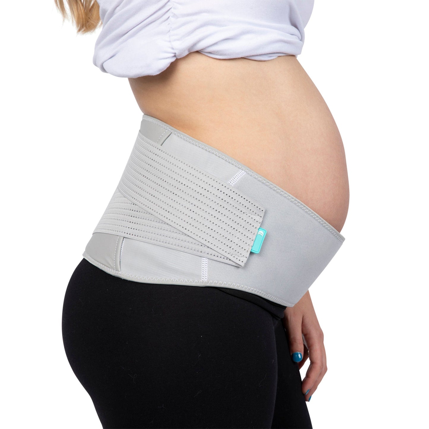 NINER Premium Maternity Support Belt Hook and Loop Closure 48 to 56 Inch Under Belly Circumference / 12 to 18 Pre-Pregnancy Pant Size Adult