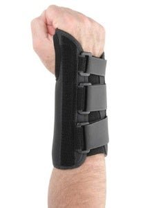Ossur Formfit Wrist / Forearm Brace Aluminum / Cotton / Polyester Right Hand Black