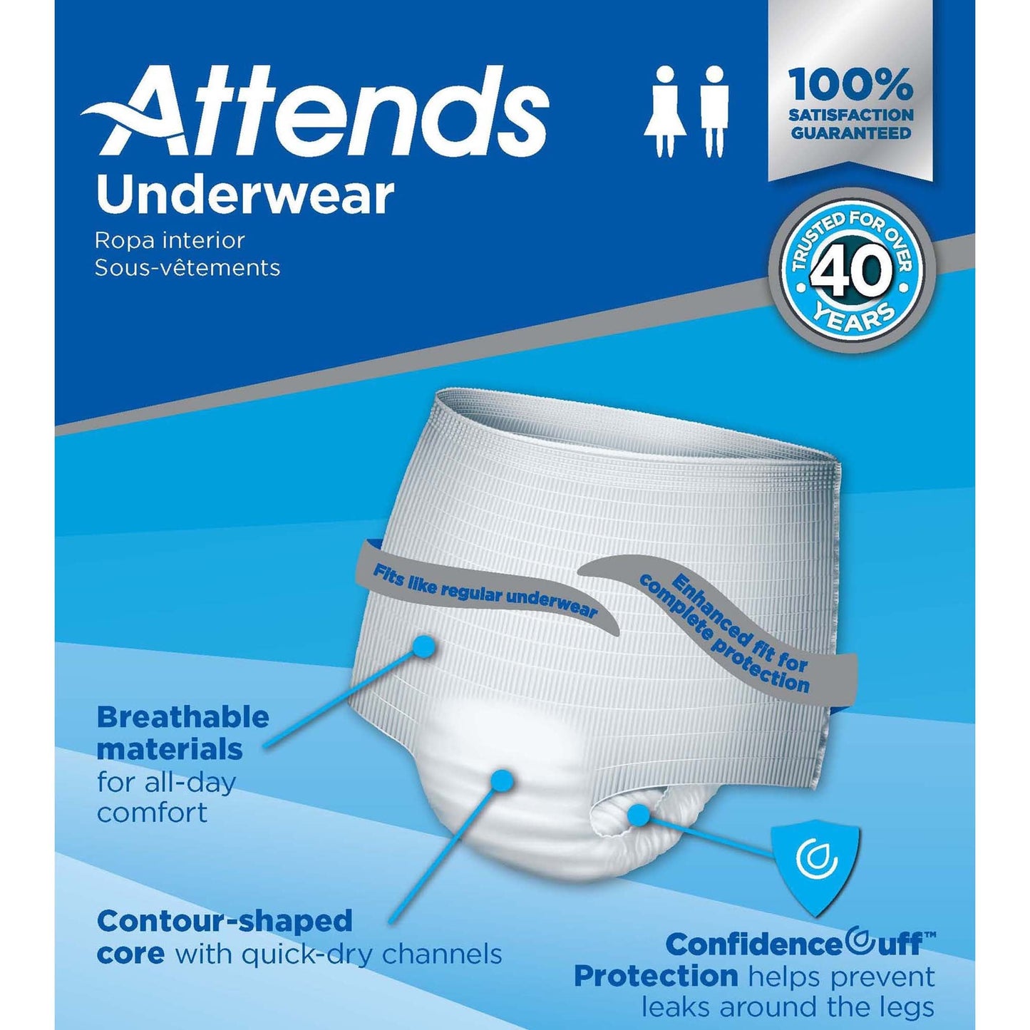 Attends® Advanced Underwear, Youth /