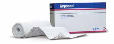 Gypsona S Plaster Splint 5 X Plaster of Paris / Plastic White