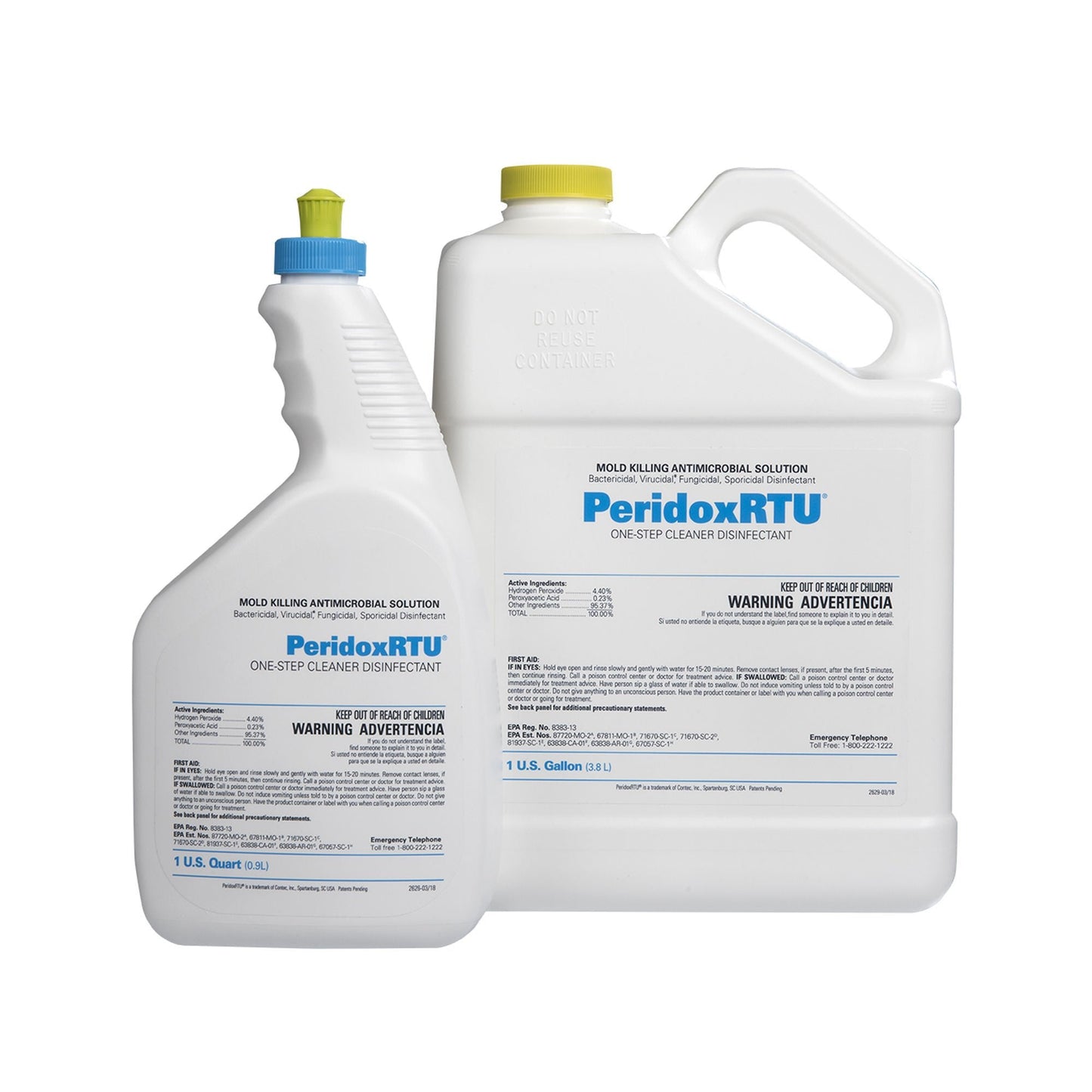 PeridoxRTU® Sporicidal Peroxide Based Surface Disinfectant Cleaner