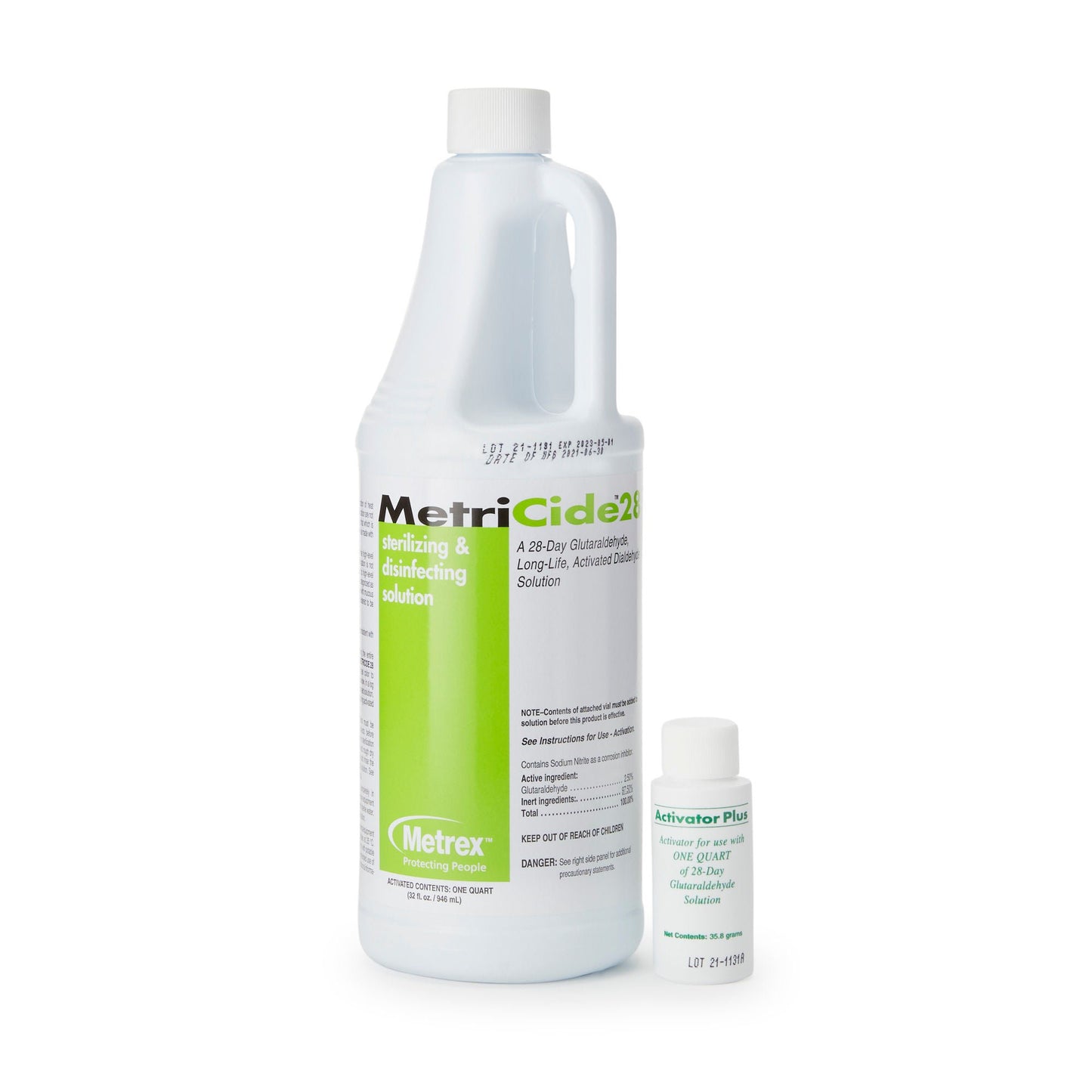 MetriCide® 28 Glutaraldehyde High Level Disinfectant, 32-ounce Bottle – Case of 16