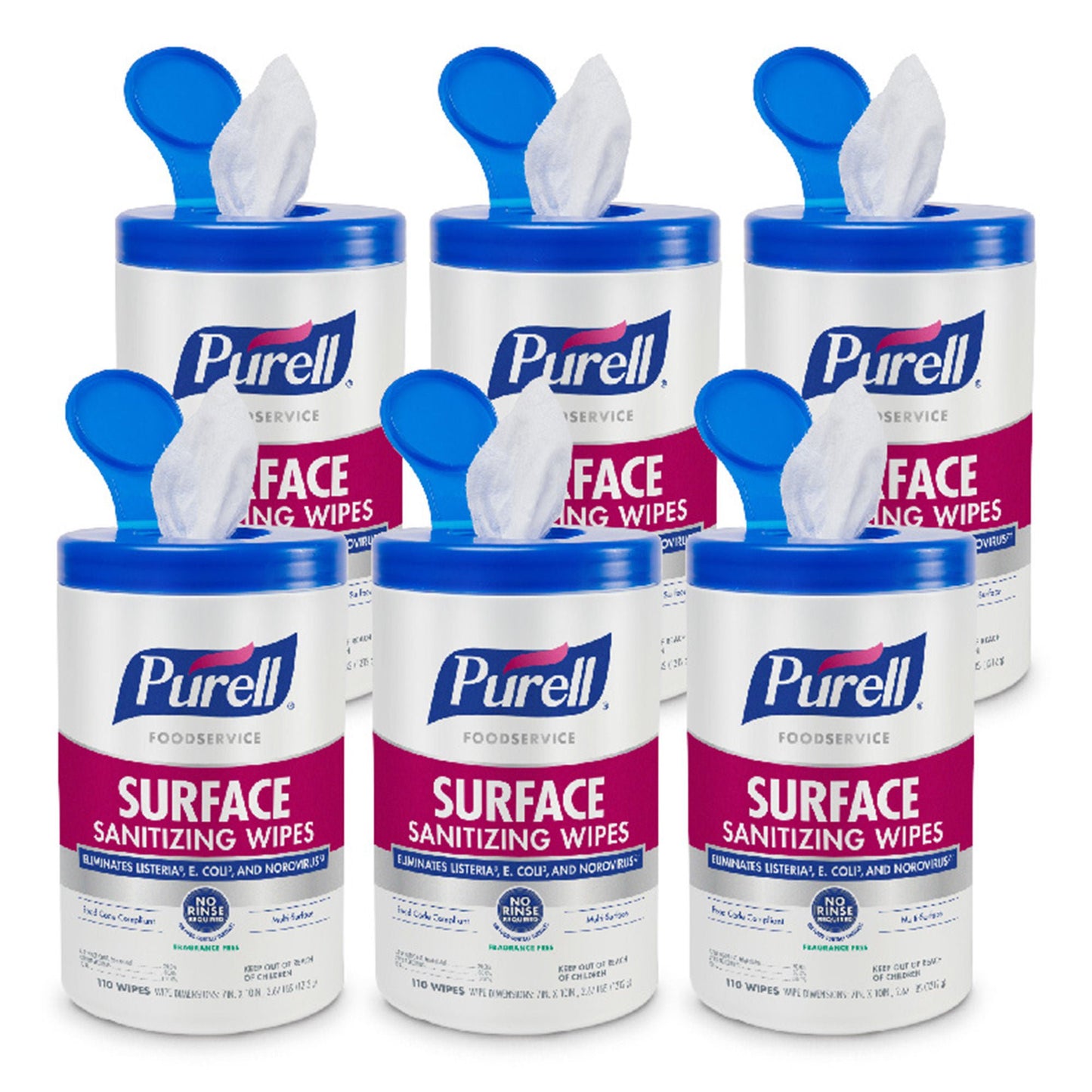 Purell® Foodservice Ethyl Alcohol Surface Sanitizing Wipes