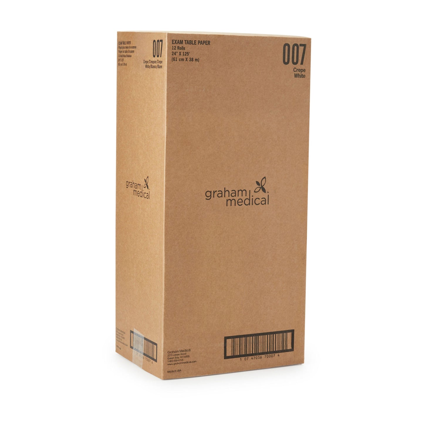 Graham Professional Crepe Table Paper, White