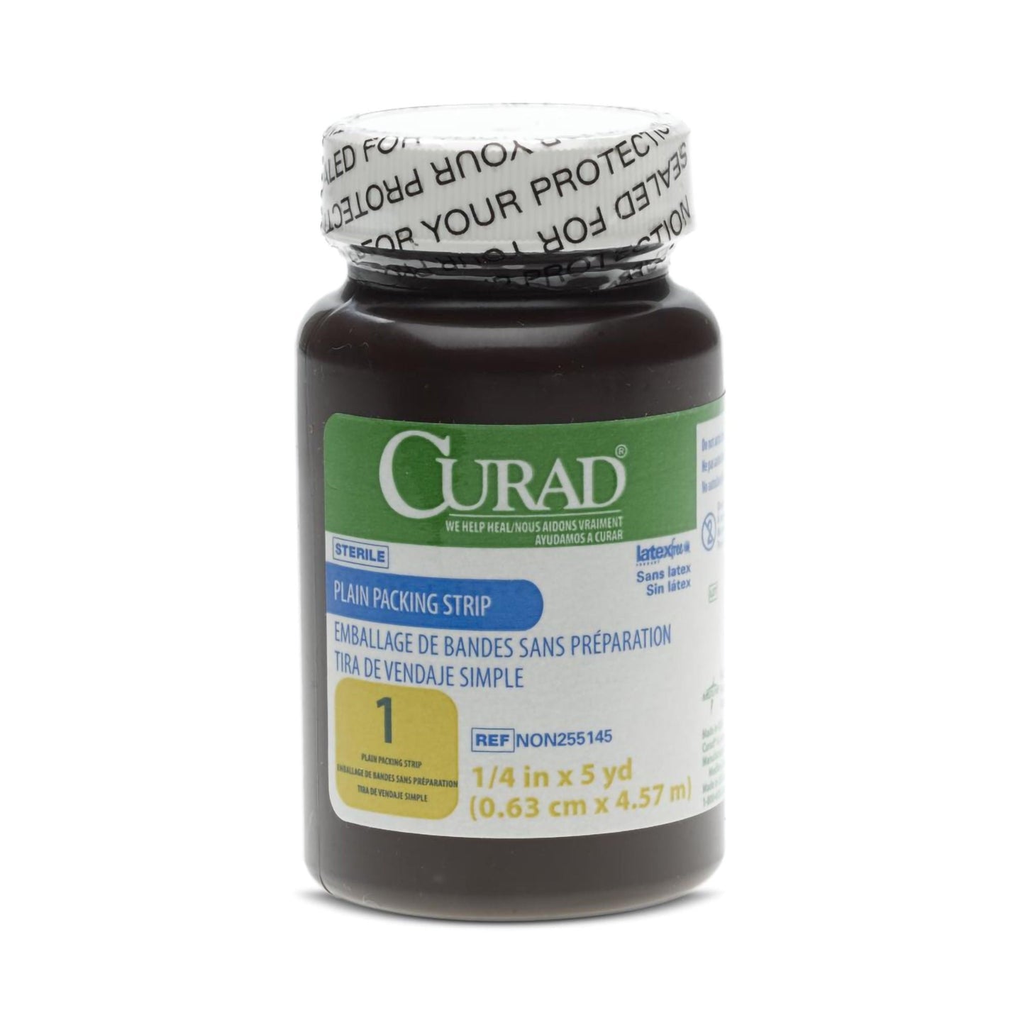 Curad® Nonimpregnated Wound Packing Strip, ¼ Inch x