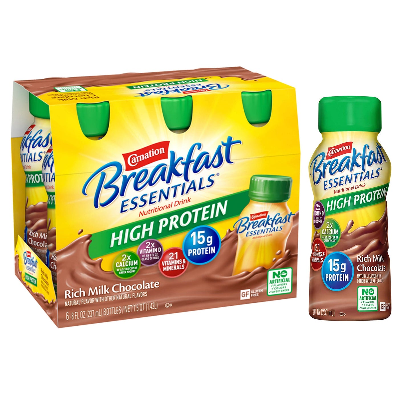 Carnation Breakfast Essentials® High Protein Chocolate Nutritional Drink