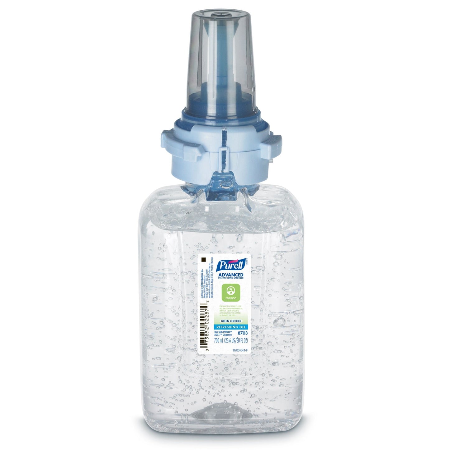 Purell Advanced Hand Sanitizer Gel, 70% Ethyl Alcohol, Refill Bottle