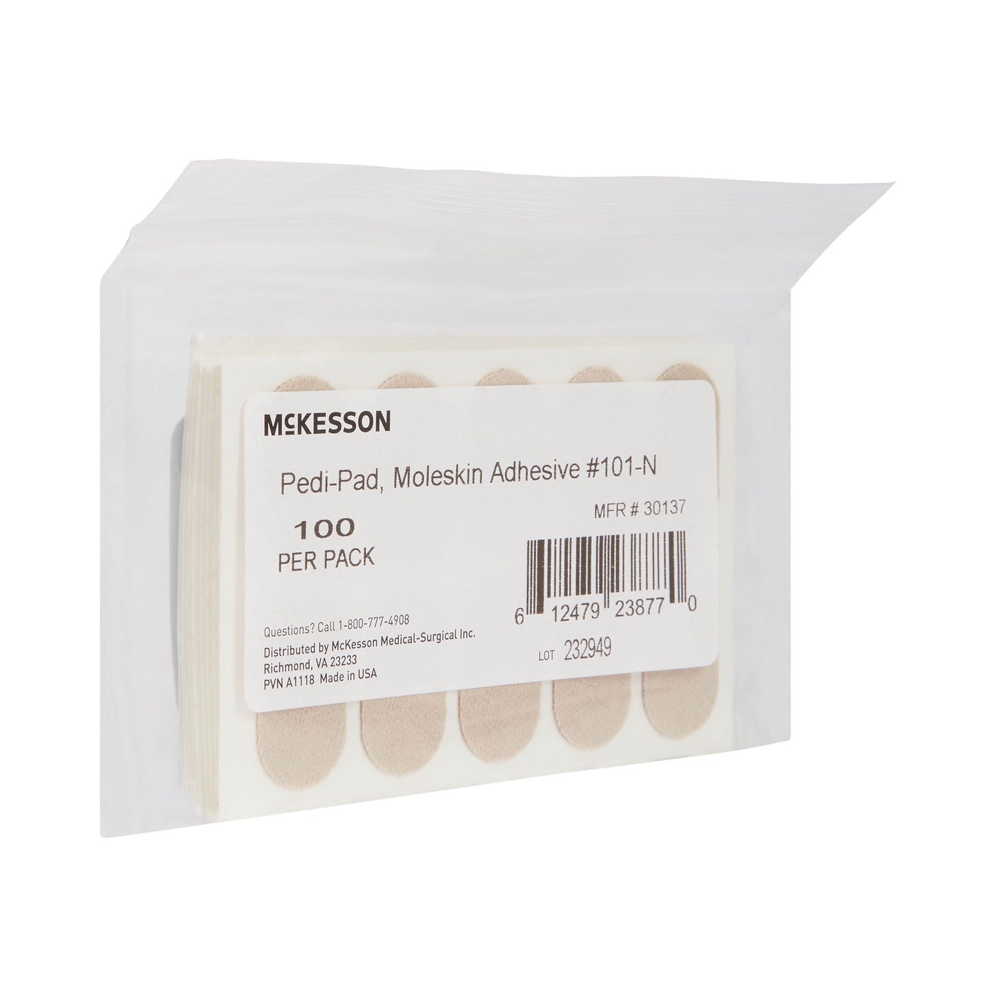 McKesson Pedi-Pad Beige Protective Pad, Narrow