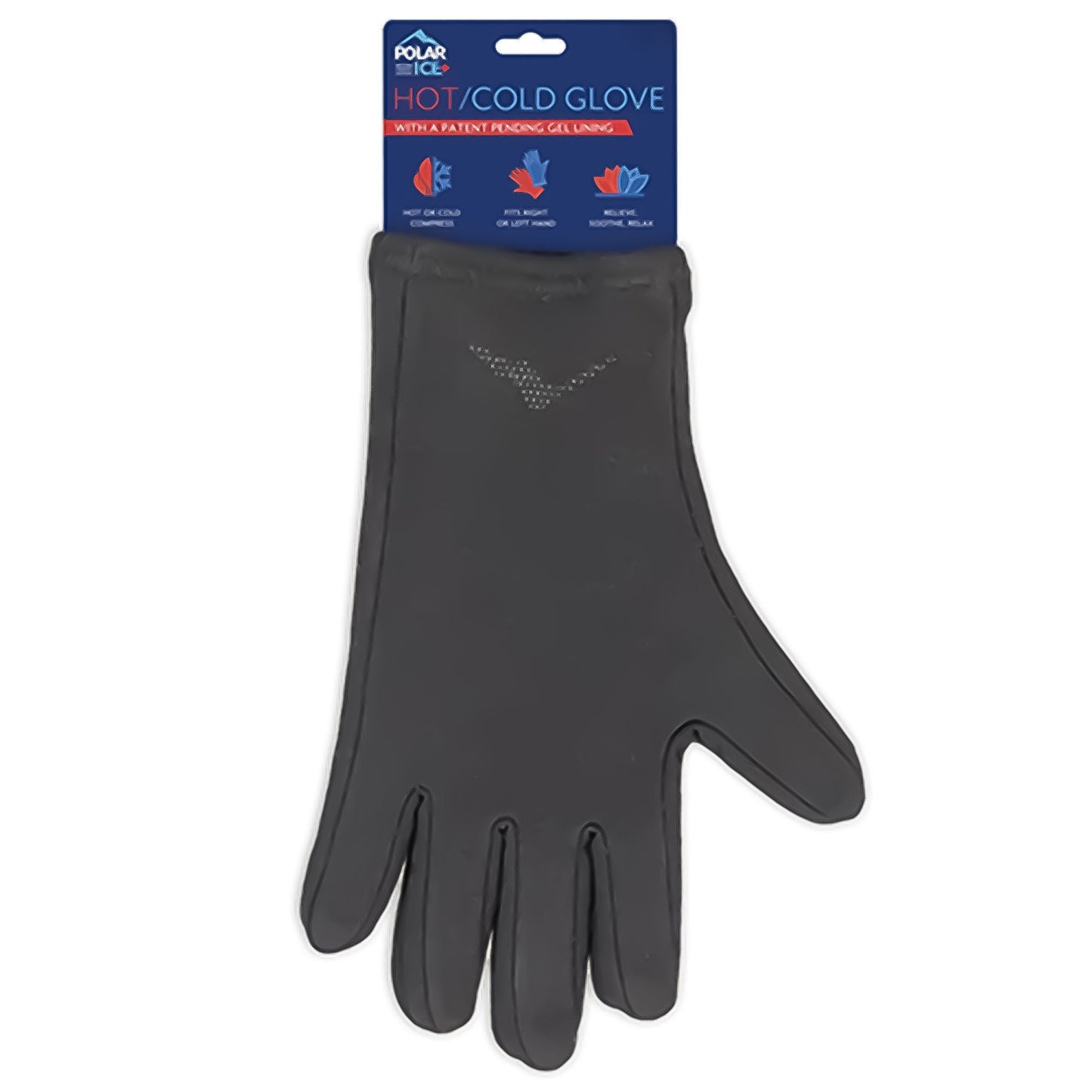 Polar Ice® Gel Lining Compression Gloves, Gray