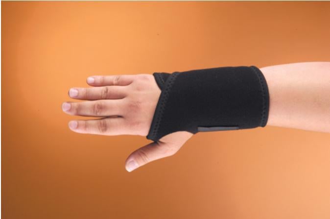 Modabber Wrist Brace Aluminum / Neoprene Right Hand Black