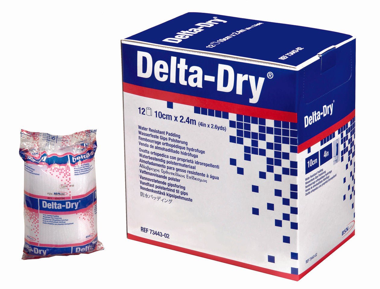 Delta-Dry® White Synthetic Water Resistant Cast Padding