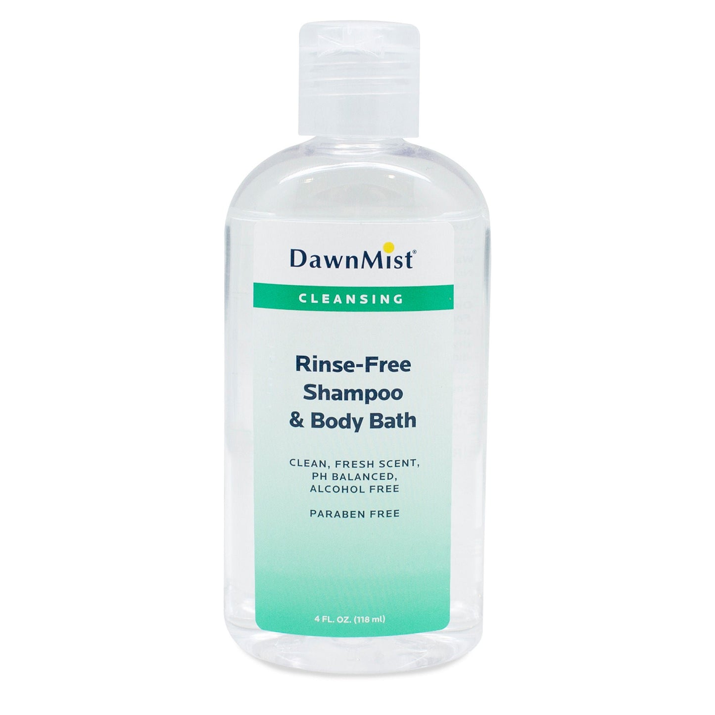DawnMist® No-Rinse Shampoo and Body Wash, Scented, Bottle