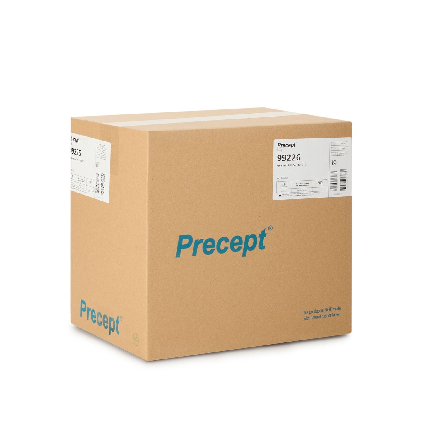 Precept Absorbent Spill Pad 200 Count Bag NonSterile Disposable