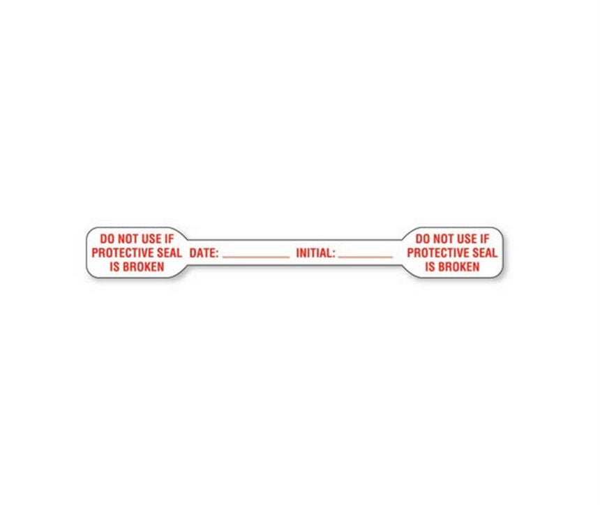 Pre-Printed Label Auxiliary Label Red Paper DO NOT USE IF PROTECTIVE SEAL IS BROKEN / DATE: _____ INITIAL: _____ Red Safety and Instructional