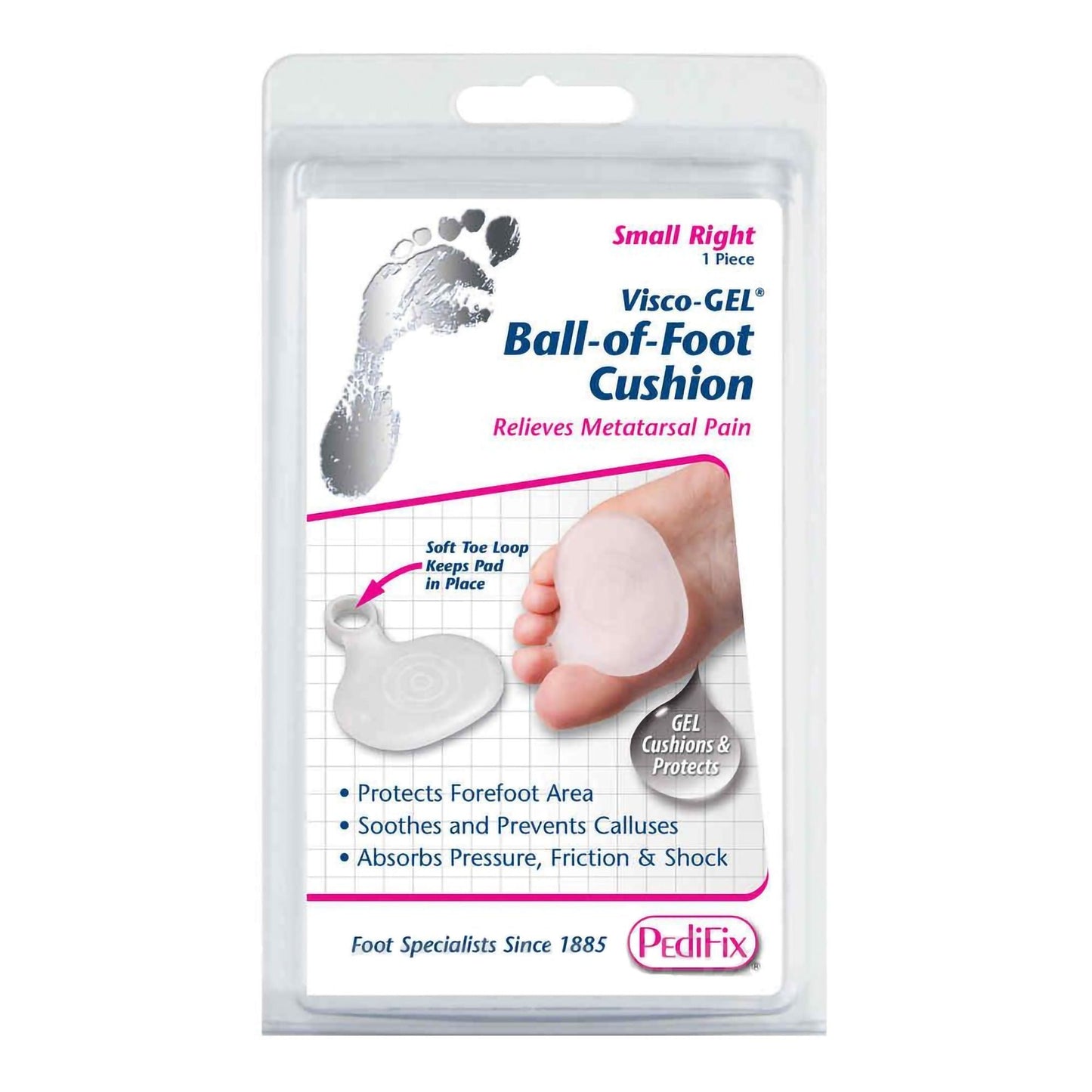 PediFix Metatarsal Cushion Without Fastening Right Foot