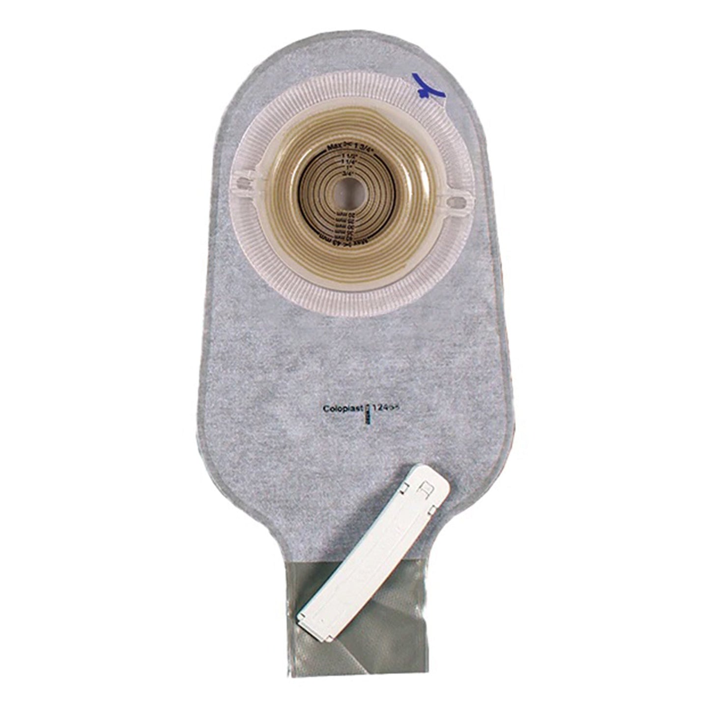 Assura Extra Ostomy Pouch One-Piece System Length Convex, Trim to Fit 15 to 43 mm Stoma Drainable