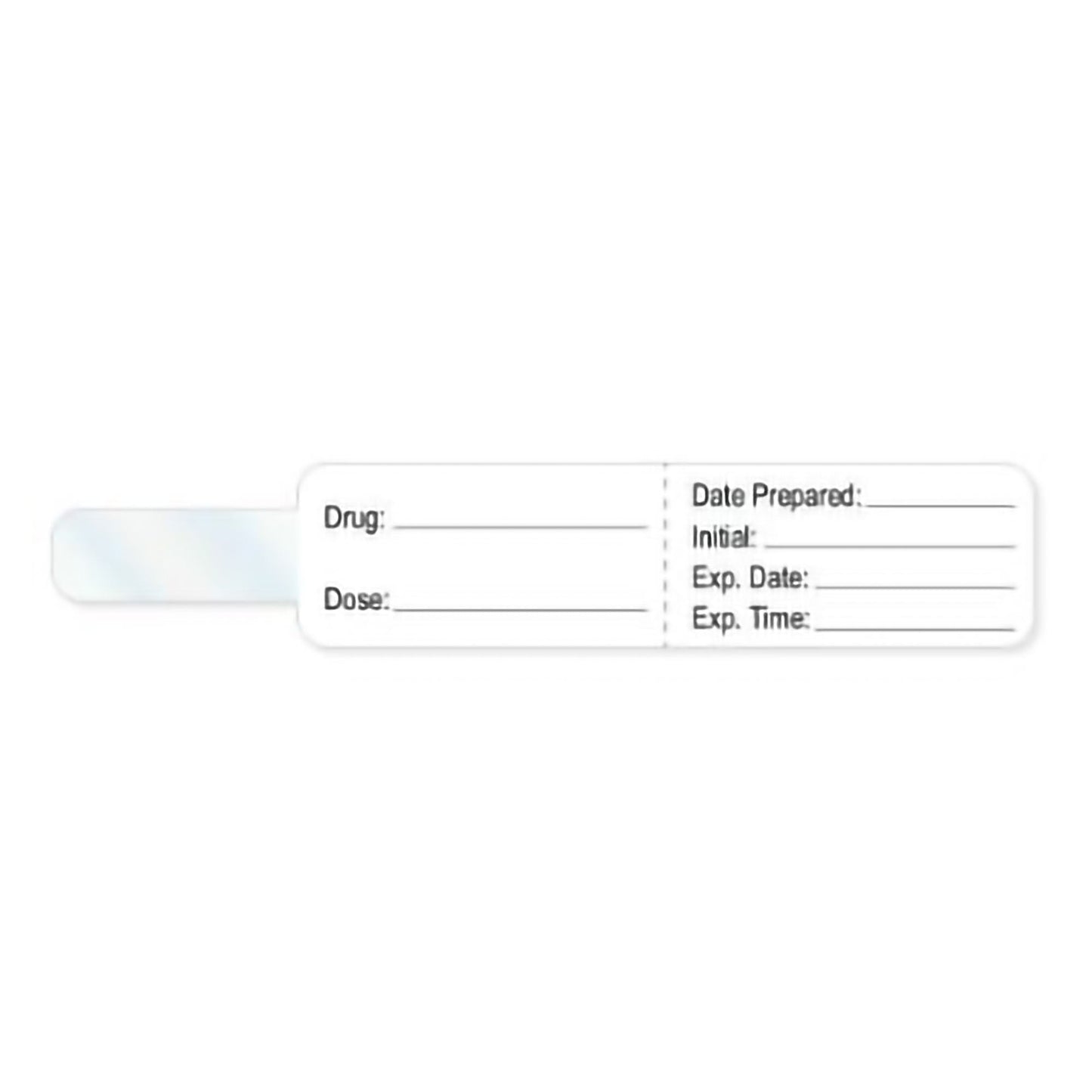 PDC Pre-Printed Label Anesthesia Label White Drug_ Date_Int_Exp Date_Exp TIme_ Black Syringe Label