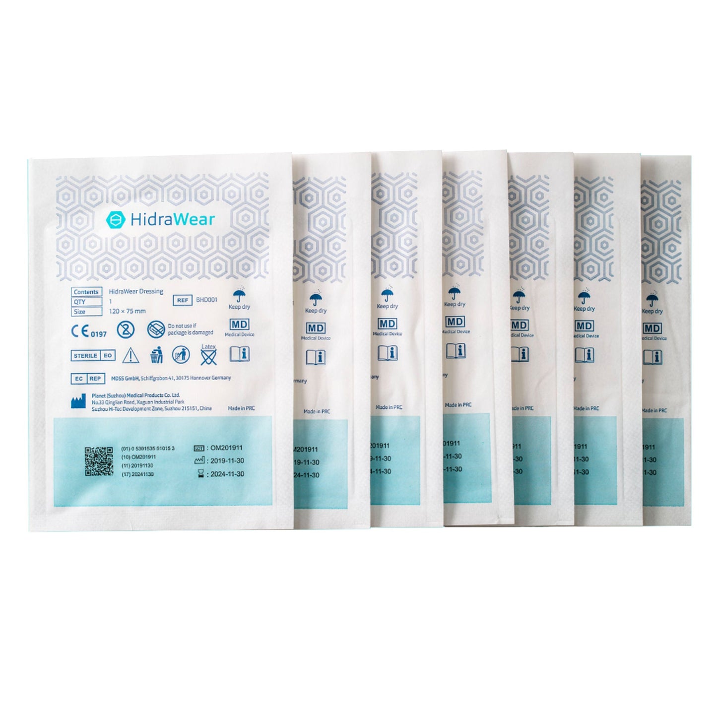 HidraWear Super Absorbent Dressing Without Adhesive Rectangle