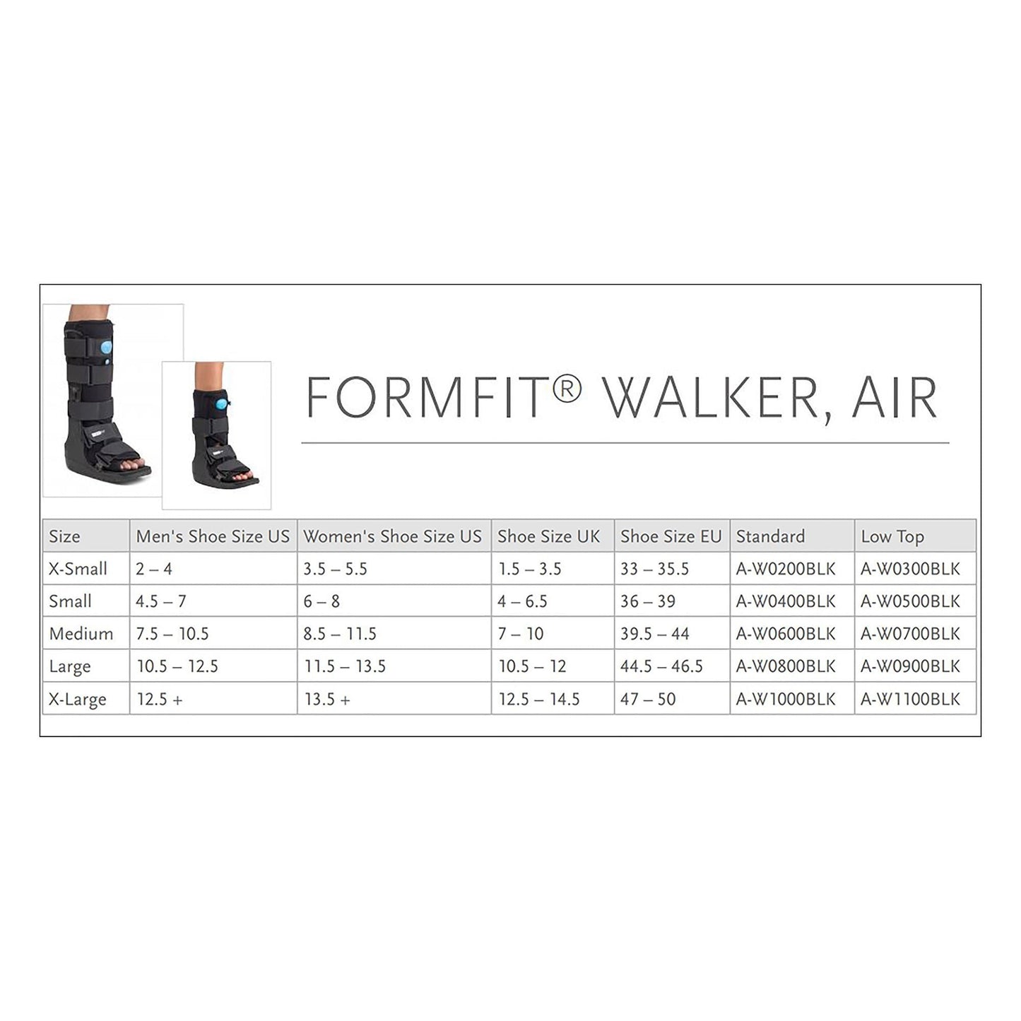 Ossur Equalizer Standard Height Air Walker® Boot