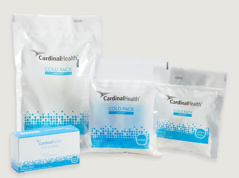 Cardinal Health Non-Sweat Instant Cold Pack General Purpose Large Plastic / Ammonium Nitrate / Water Disposable