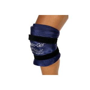 Elasto-Gel Hot / Cold Therapy Wrap with Patella Opening Knee Large / X-Large 15 to 20 Inch Knee Circumference Spandex / Poly-Cotton / Elasto-Gel Reusable