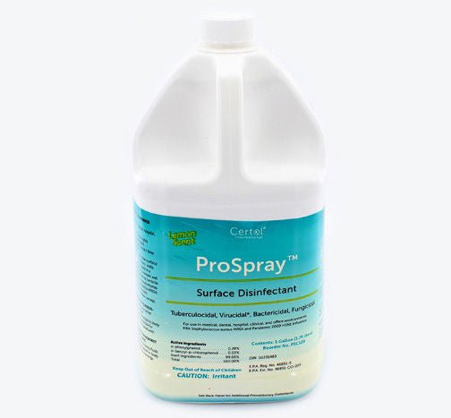 ProSpray Surface Disinfectant Cleaner Antimicrobial Manual Pour Liquid Jug Lemon Scent